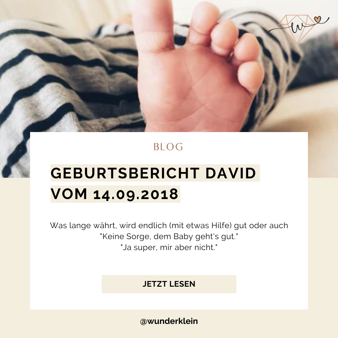 Geburtsbericht David vom 14.09.2018