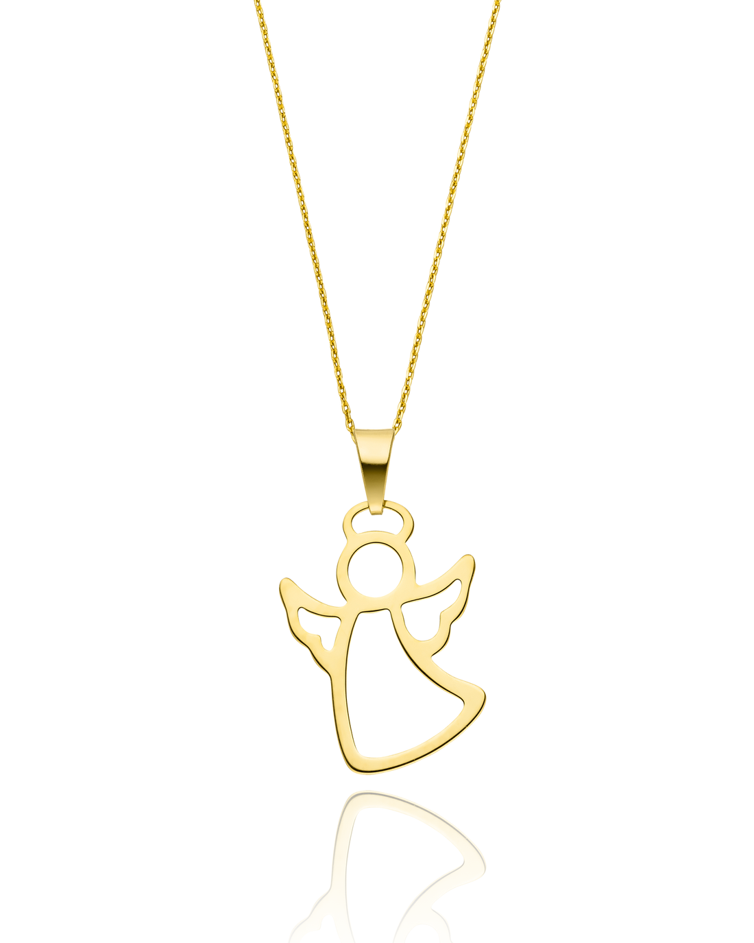 Taufkette "Schutzengel" aus 585 Gold (14kt)