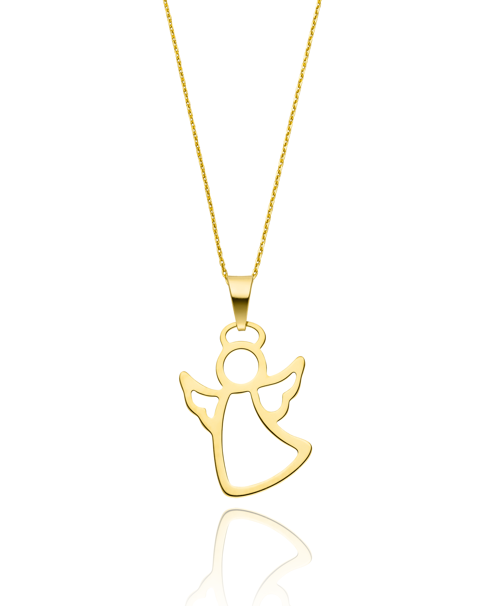 Taufkette "Schutzengel" aus 585 Gold (14kt)