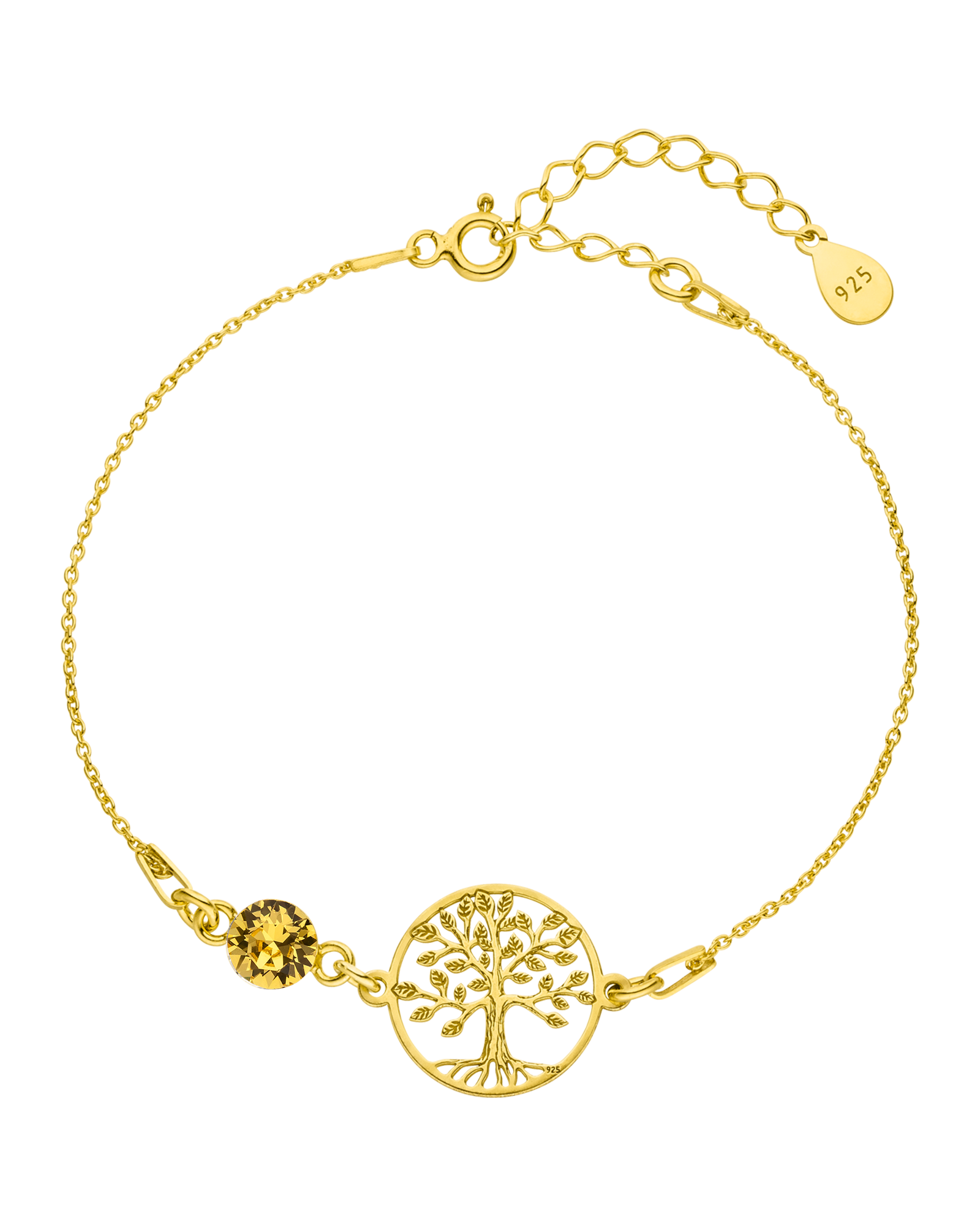 Armband "Tree of Life" mit Geburtsstein