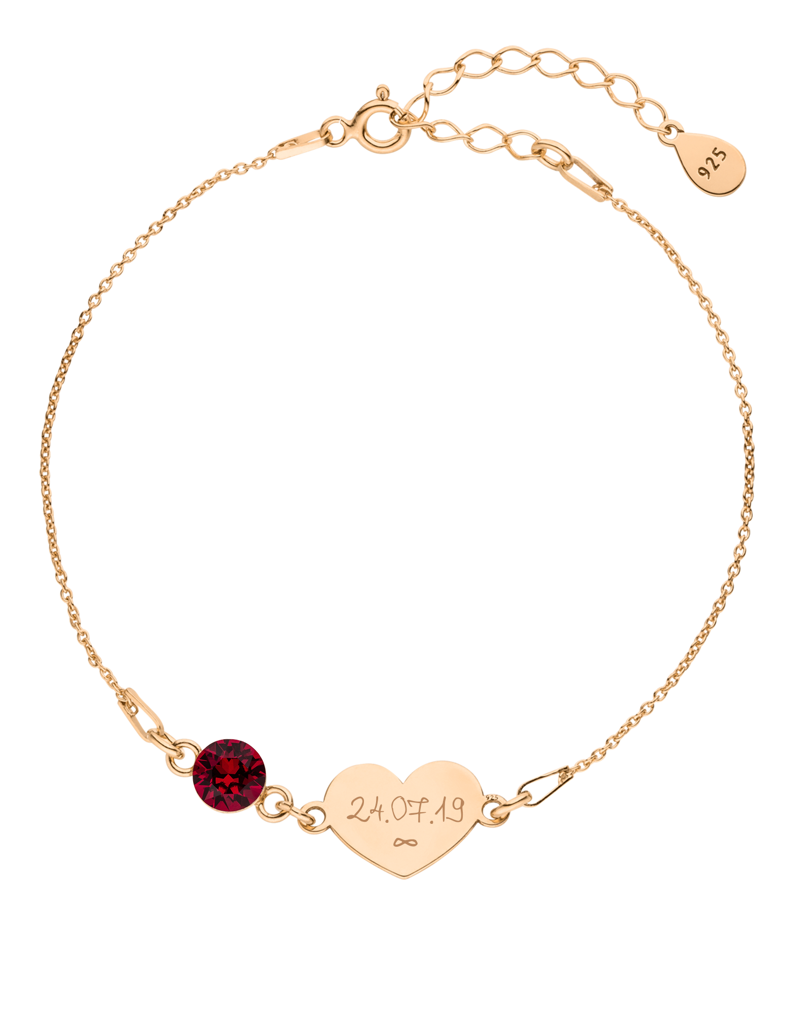 Armband mit Gravur "Herz"