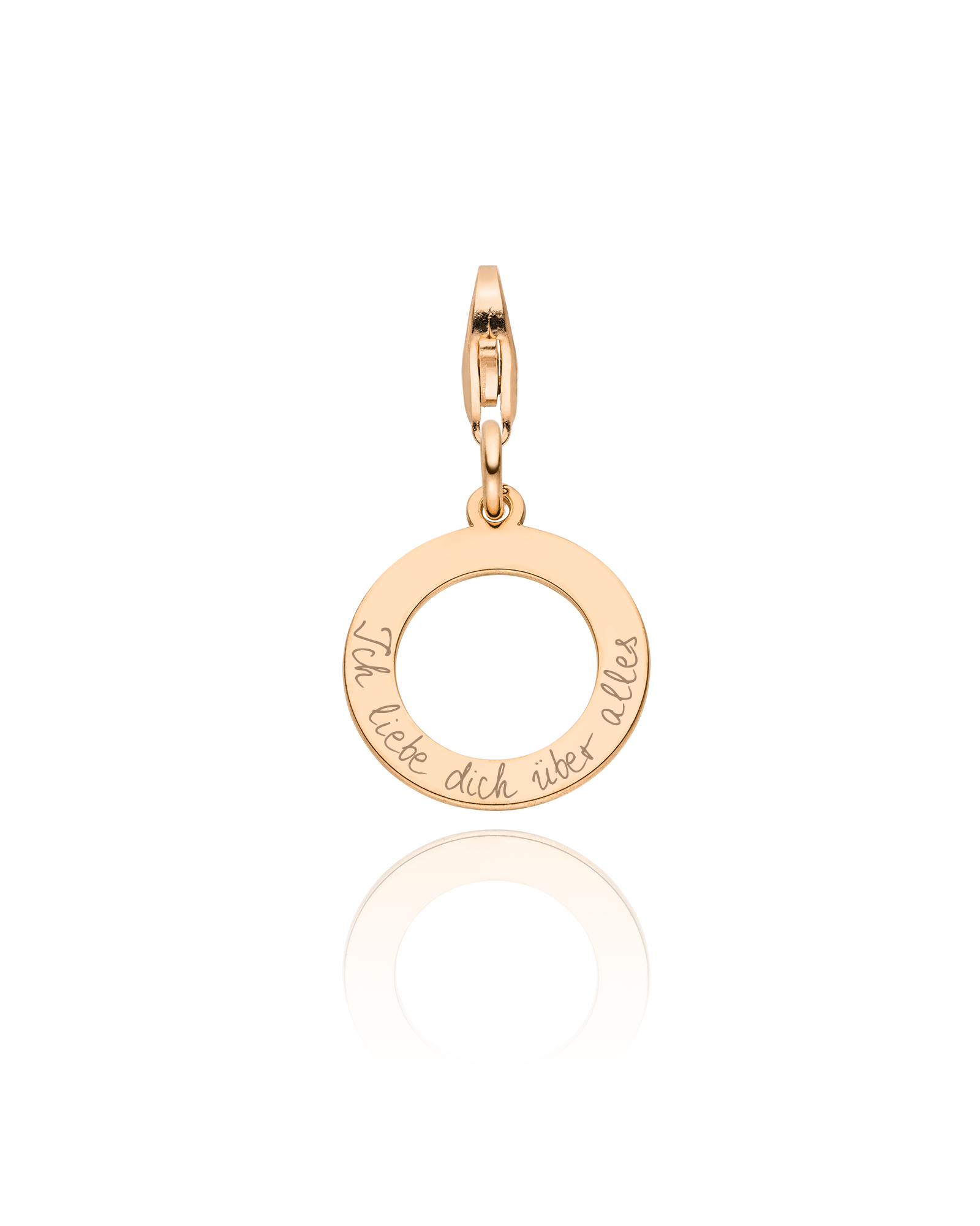 Charm "Ewigkeitsring mit Gravur"