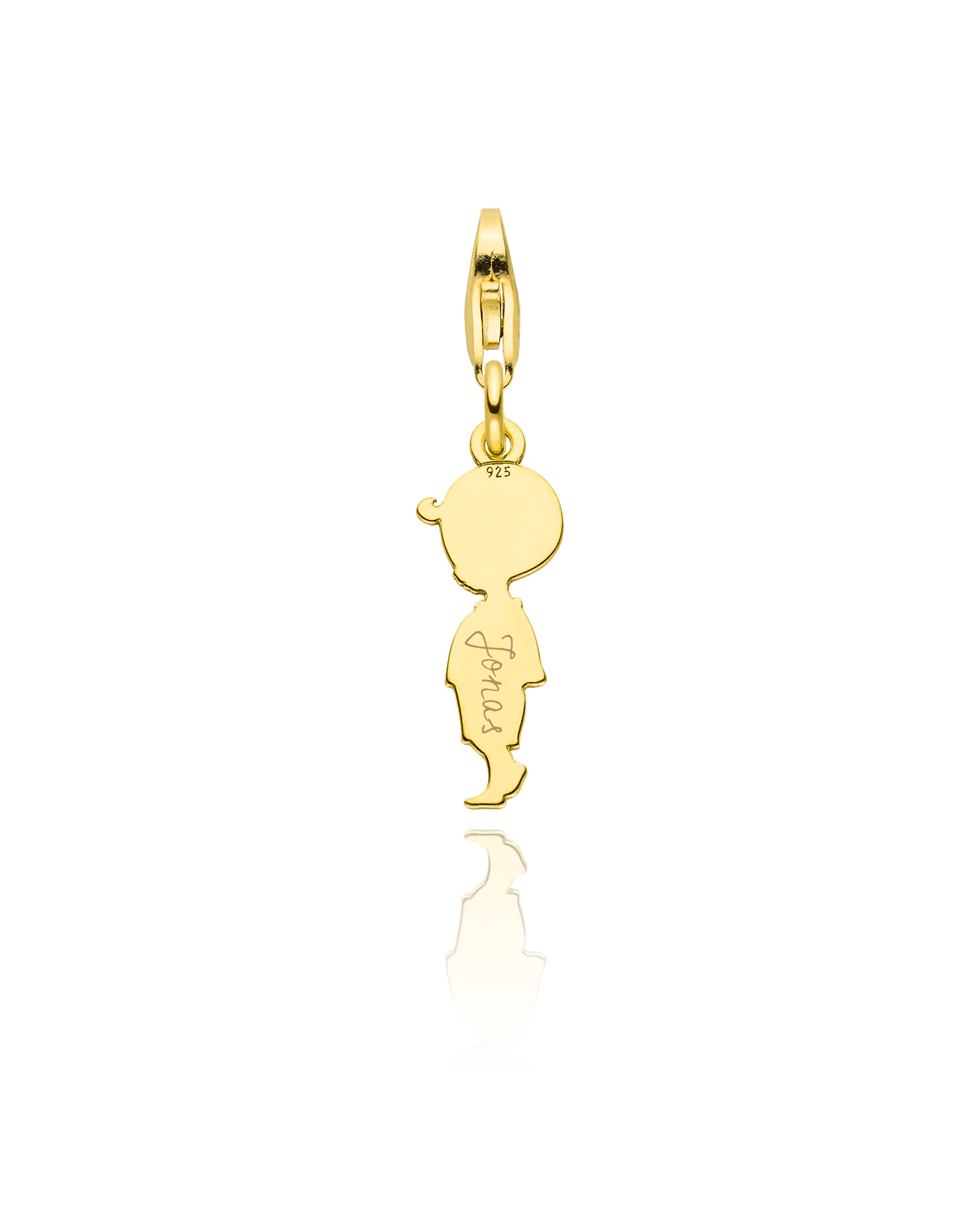 Charm "Junge mit Gravur"