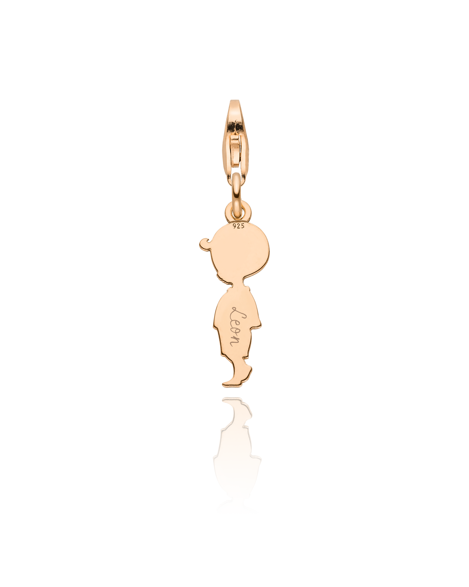 Charm "Junge mit Gravur"