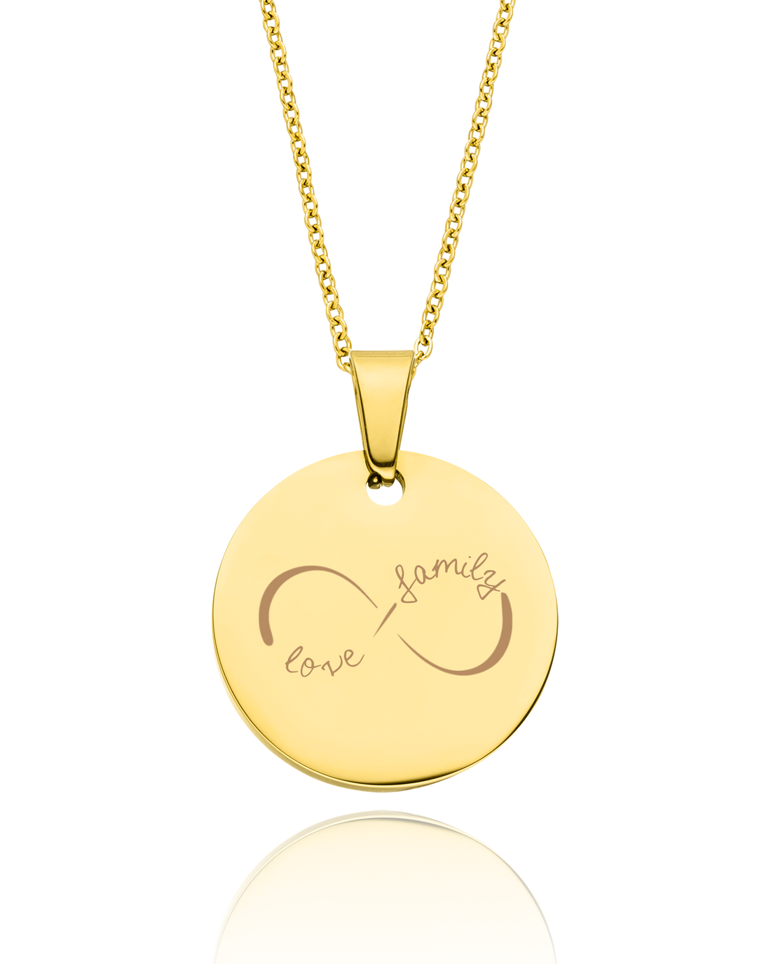 Halskette mit Gravurdesign “Infinity”