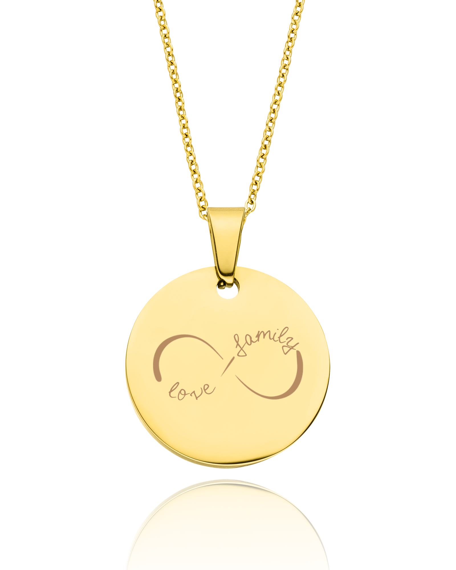 Halskette mit Gravurdesign “Infinity”