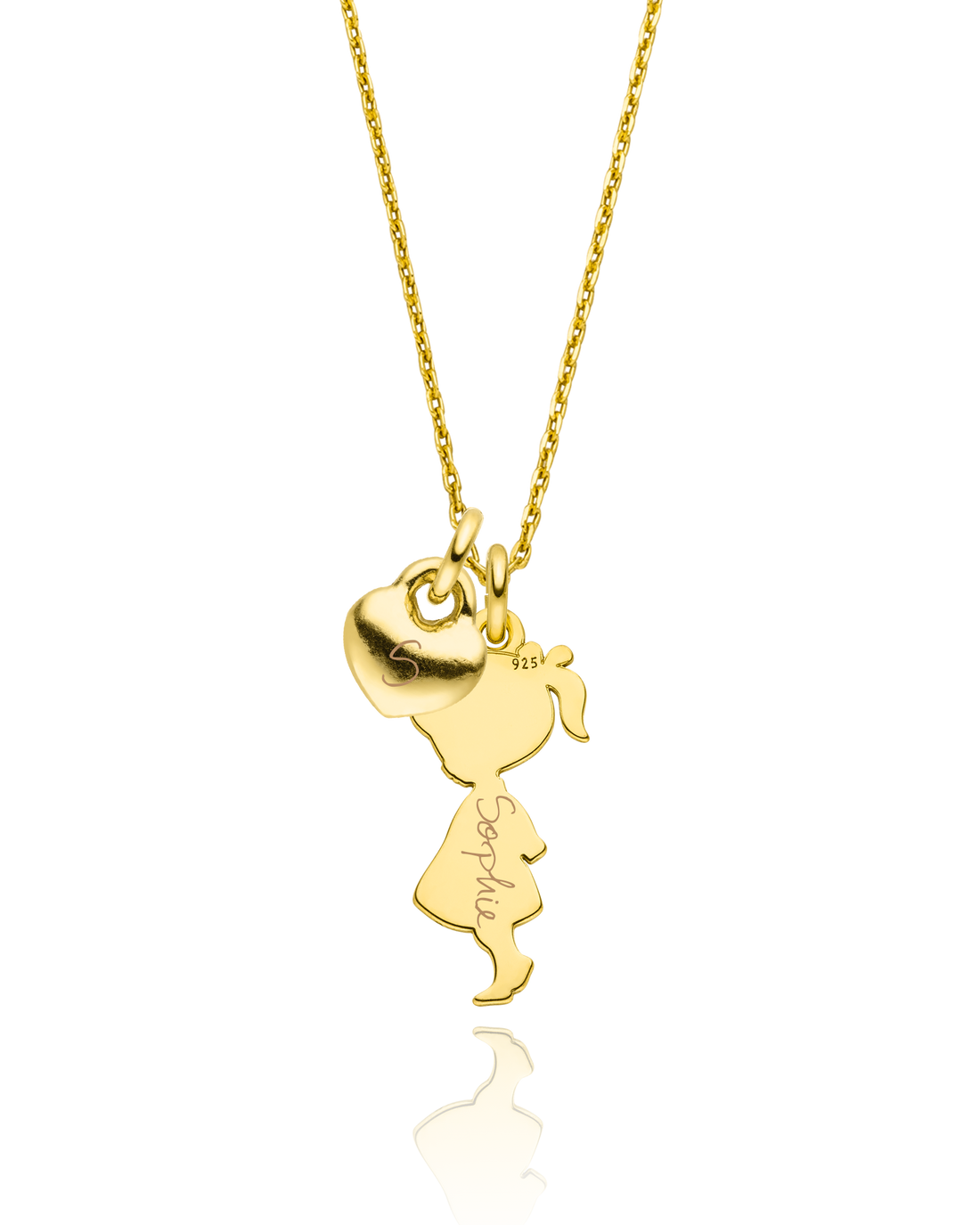 Baby-Halskette mit Gravur "Mini Love"