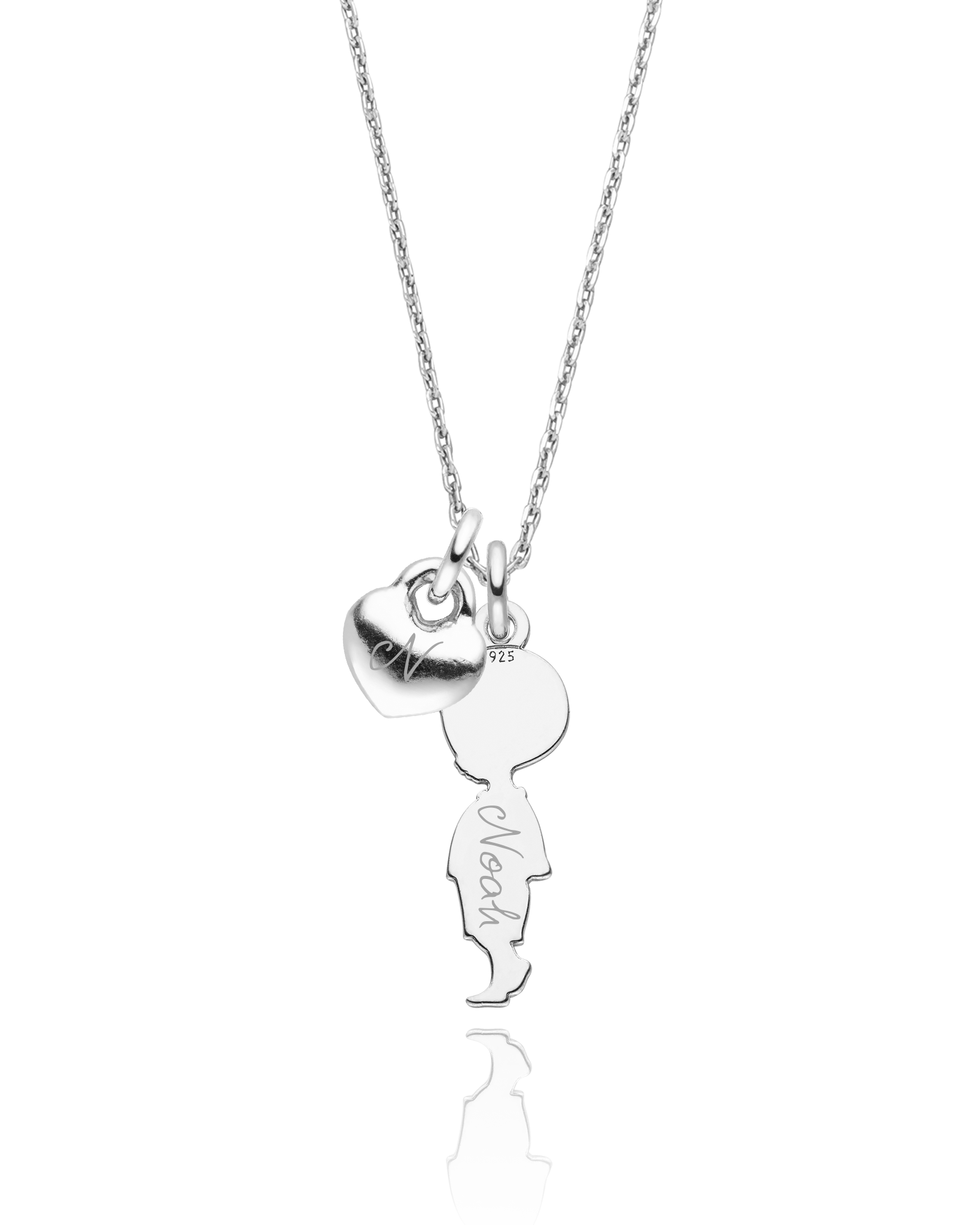 Baby-Halskette mit Gravur "Mini Love"