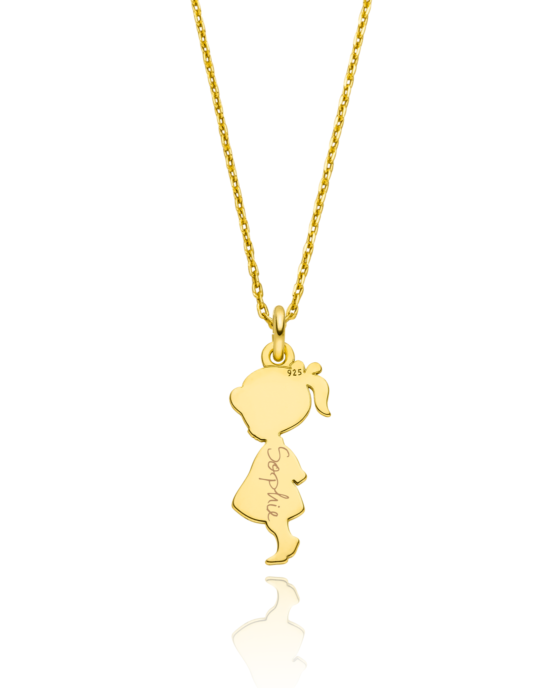 Kinder Halskette mit Gravur "Kind"