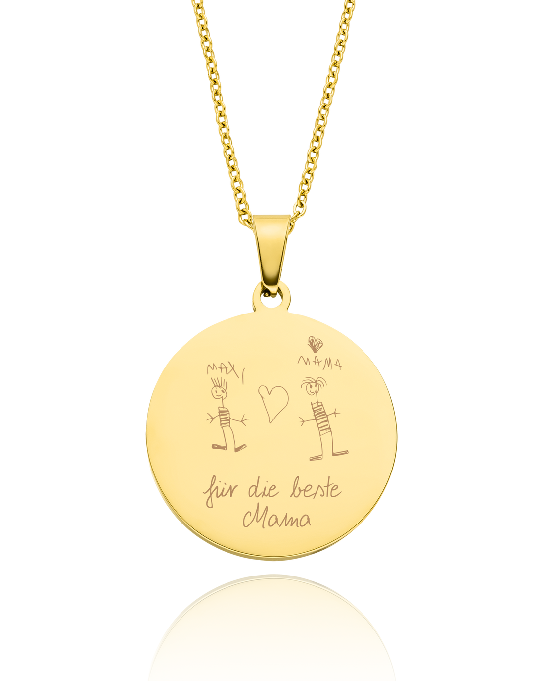 Halskette Kinderzeichnung