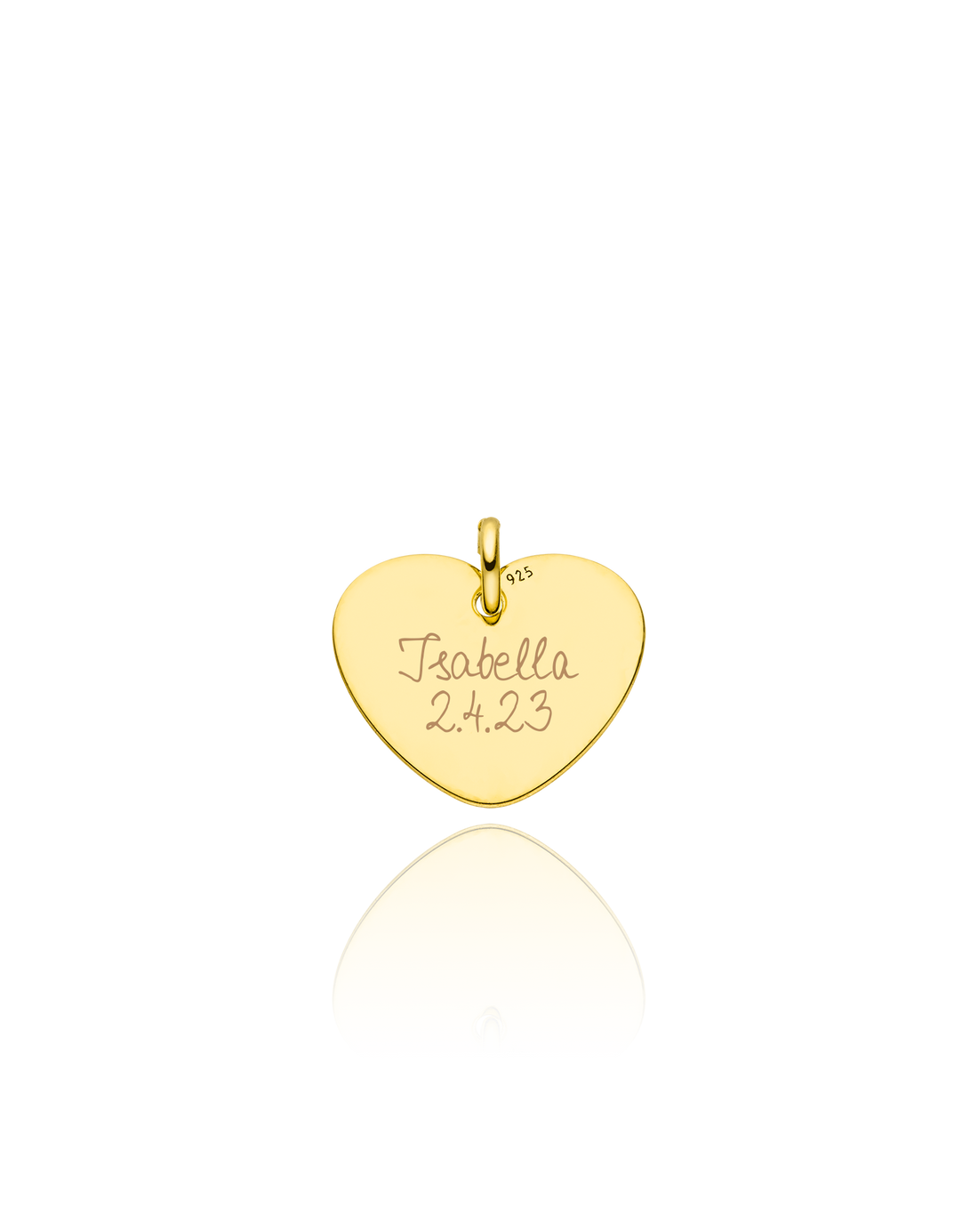 Herzanhänger mit Gravur