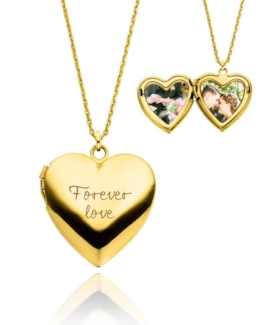 Fotomedaillon „Beloved“ mit Gravur