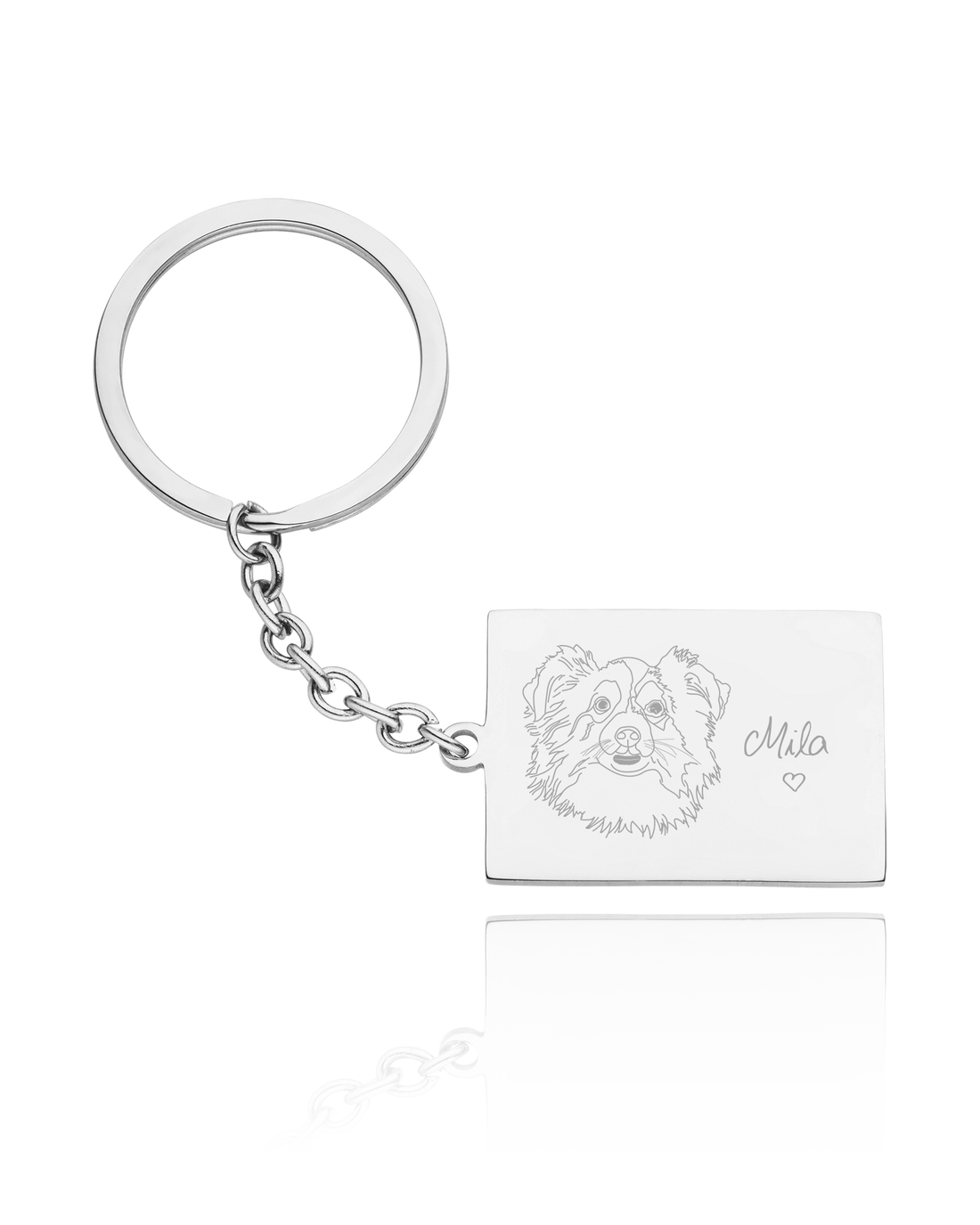 Schlüsselanhänger mit Tierportrait