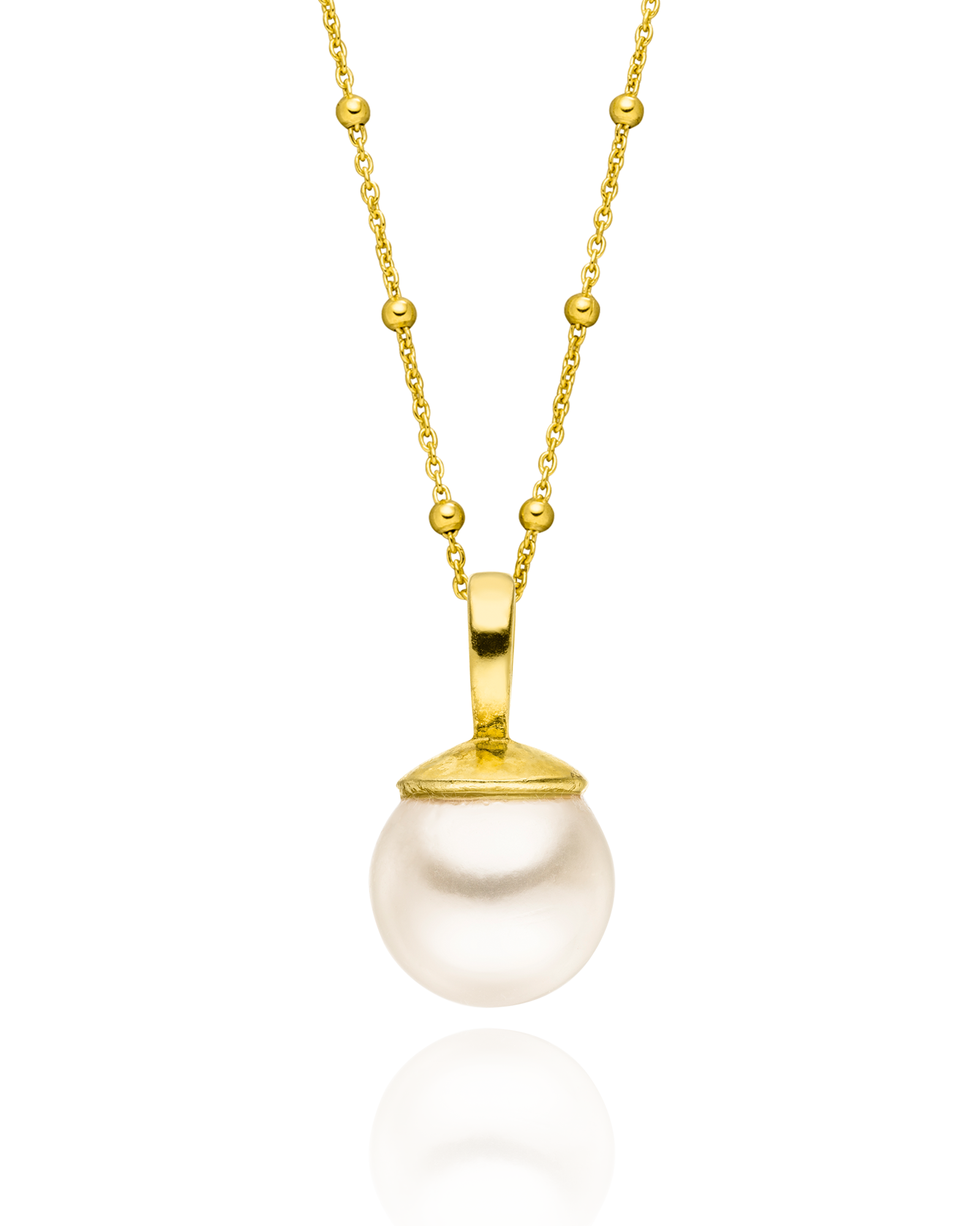 Halskette "Shiny Pearl" aus 925 Sterling Silber