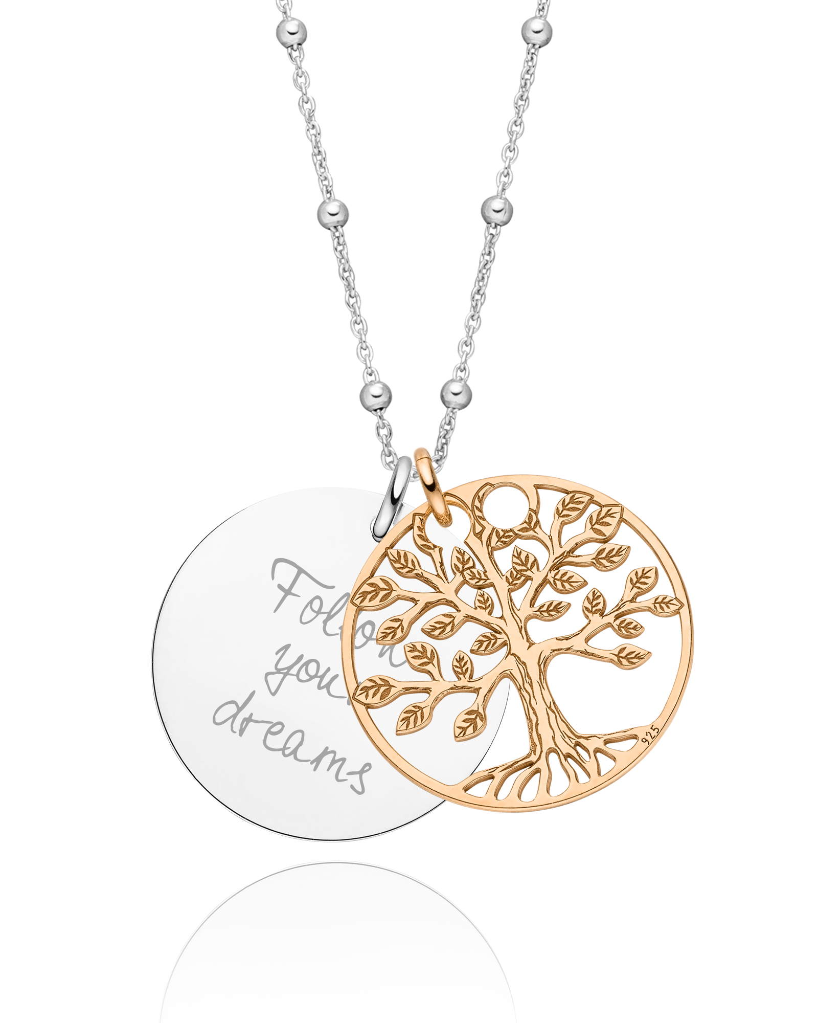 Halskette "Tree of Life" mit Gravur