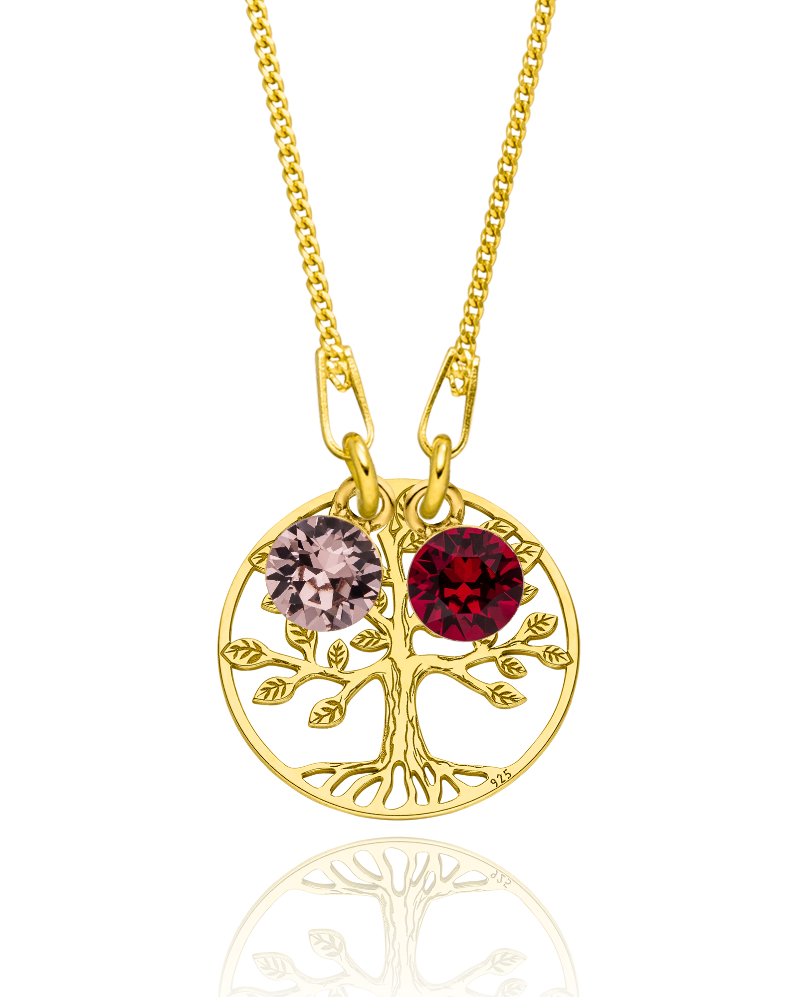 Halskette "Tree of Life" mit Geburtsstein