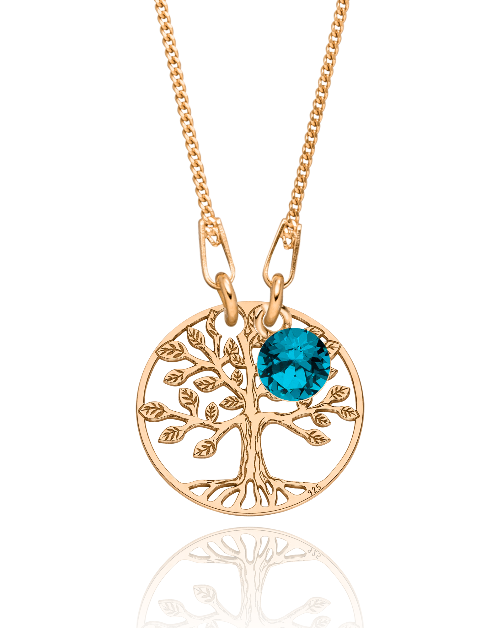 Halskette "Tree of Life" mit Geburtsstein