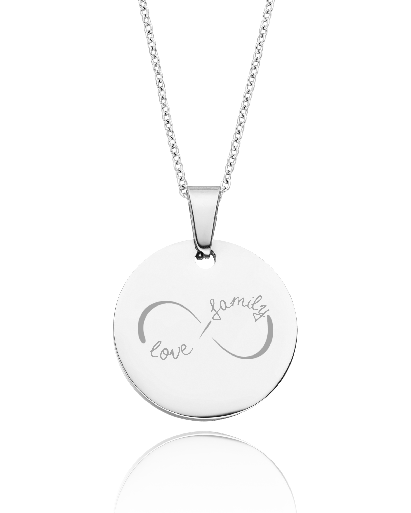 Halskette mit Gravurdesign “Infinity”