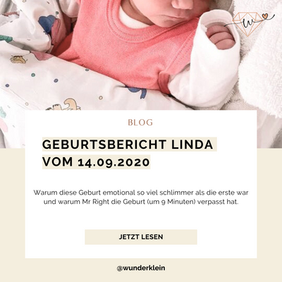 Geburtsbericht Linda vom 14.09.2020