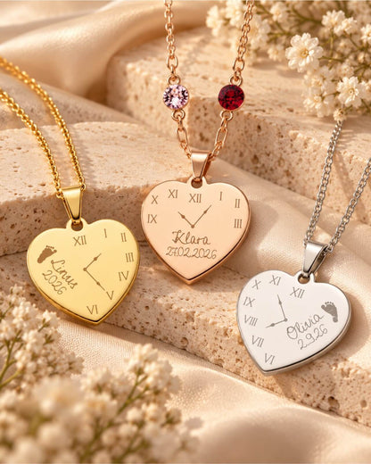 Herzkette "Heart of Time"