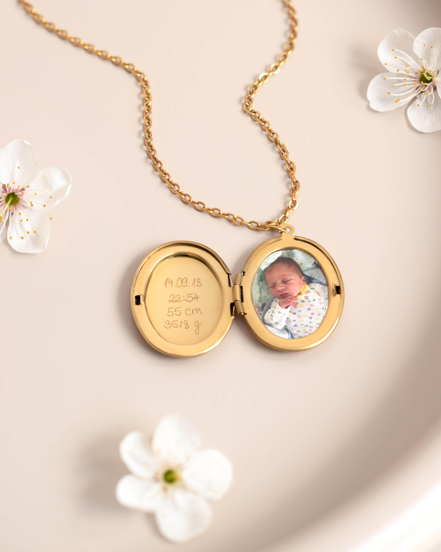 Fotomedaillon „Grace“ mit Gravur
