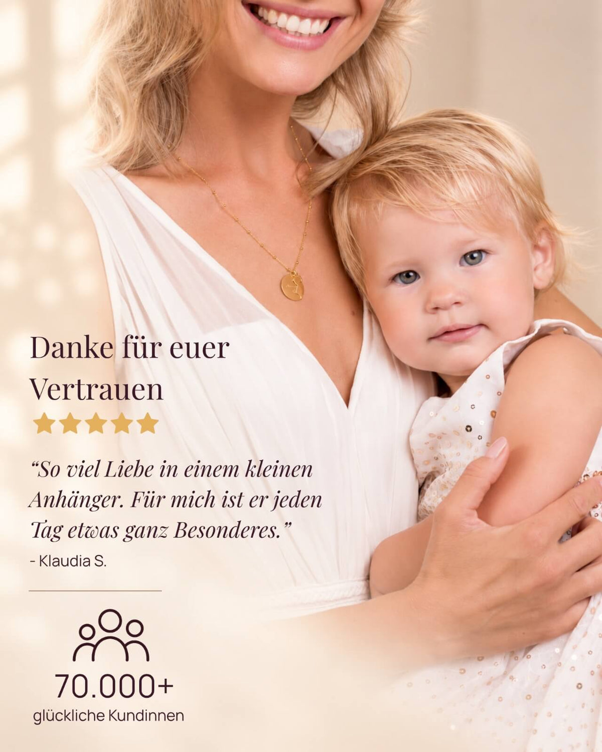 Kinder Halskette mit Gravur "Kind"