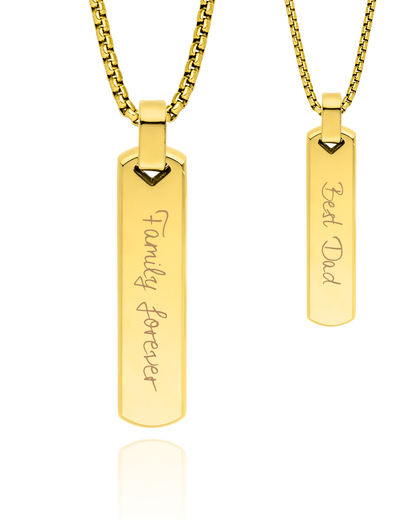 Herrenhalskette "Pure Edge"