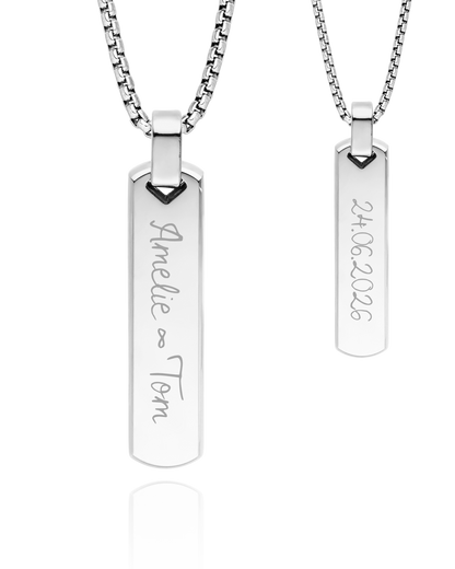 Herrenhalskette "Pure Edge"