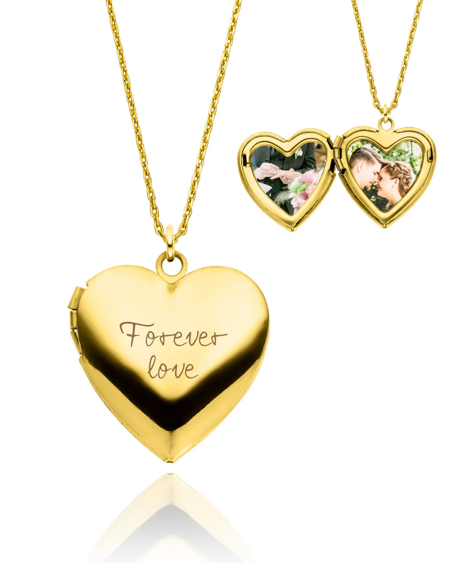 Fotomedaillon „Beloved“ mit Gravur