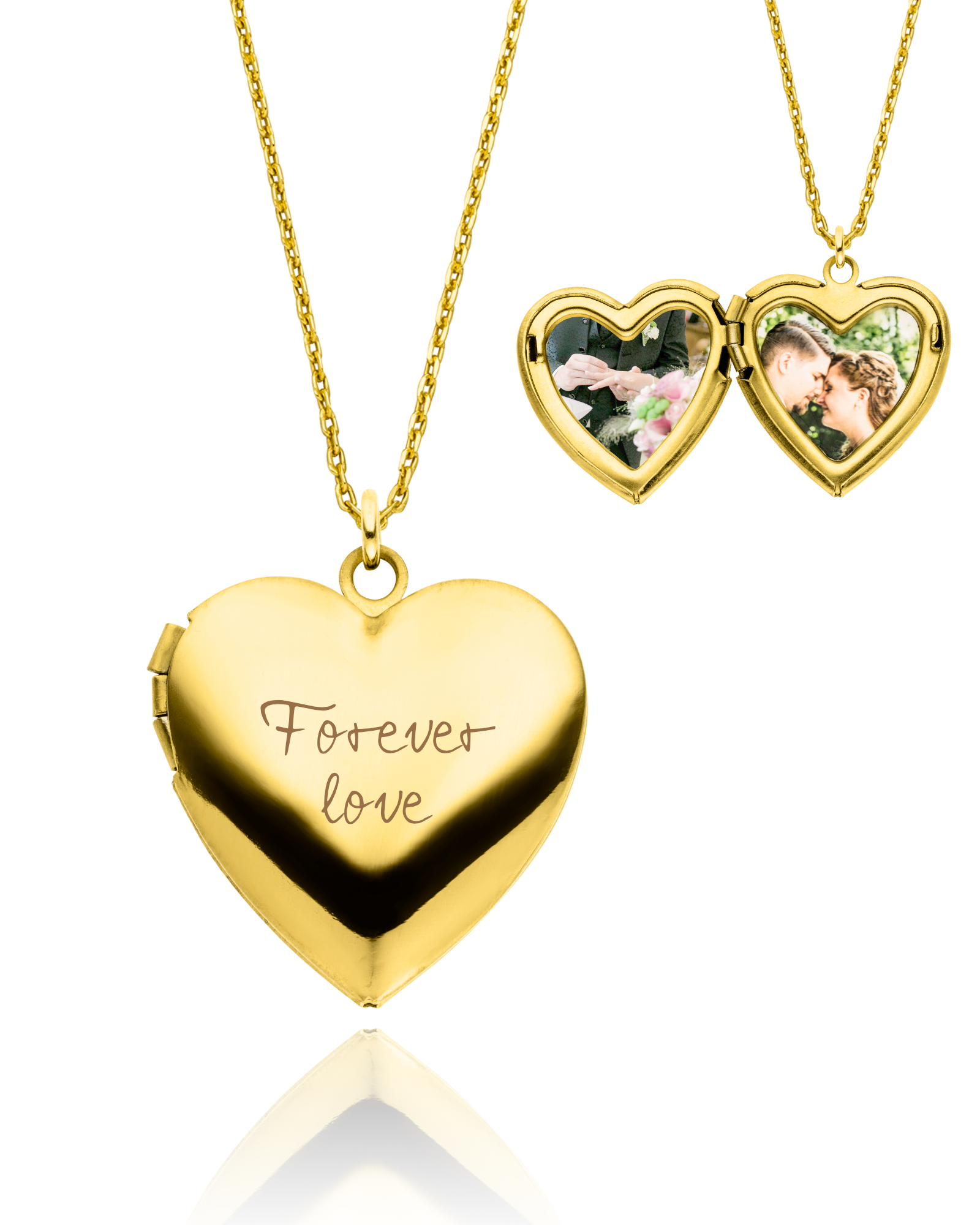 Fotomedaillon „Beloved“ mit Gravur
