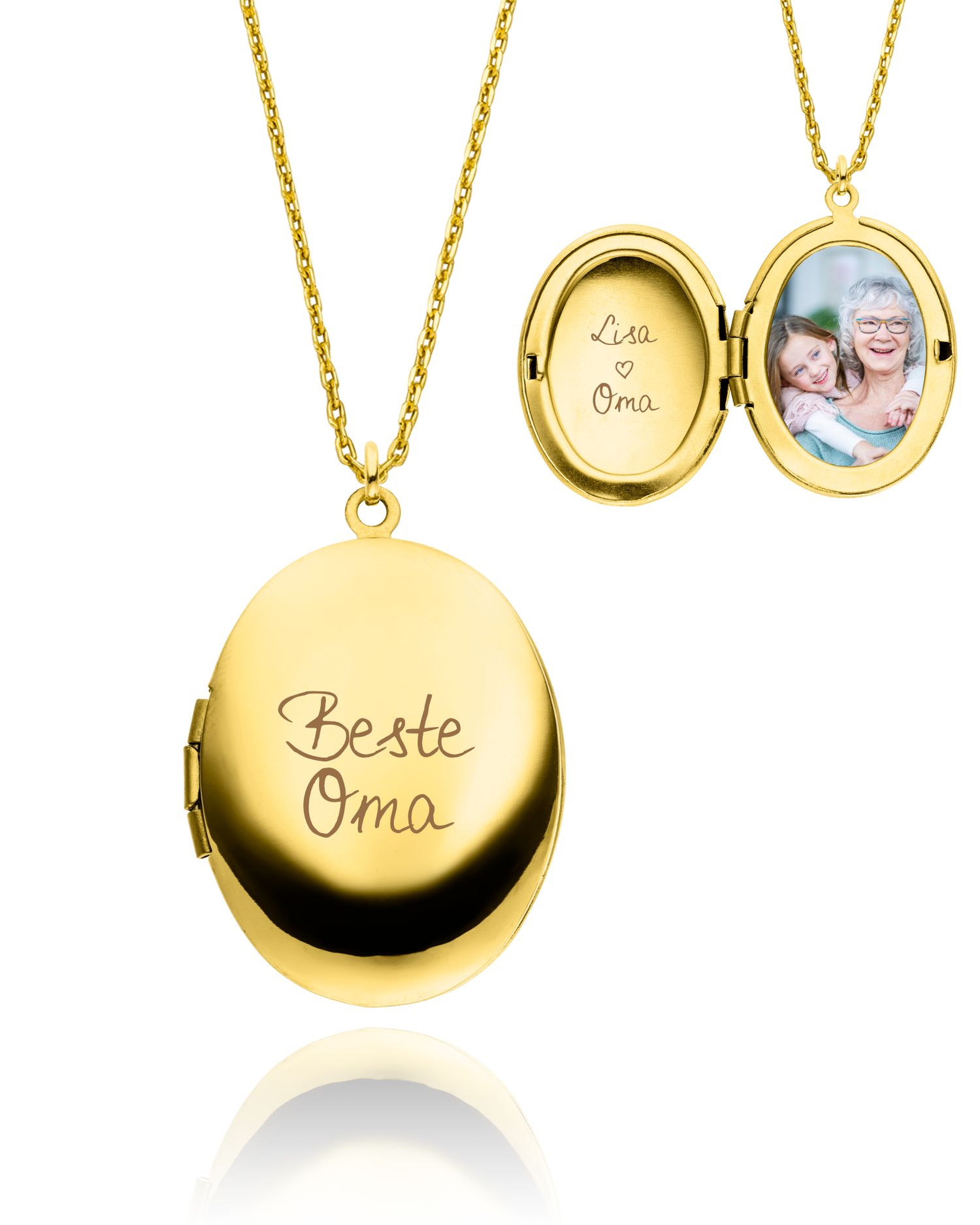 Fotomedaillon „Grace“ mit Gravur