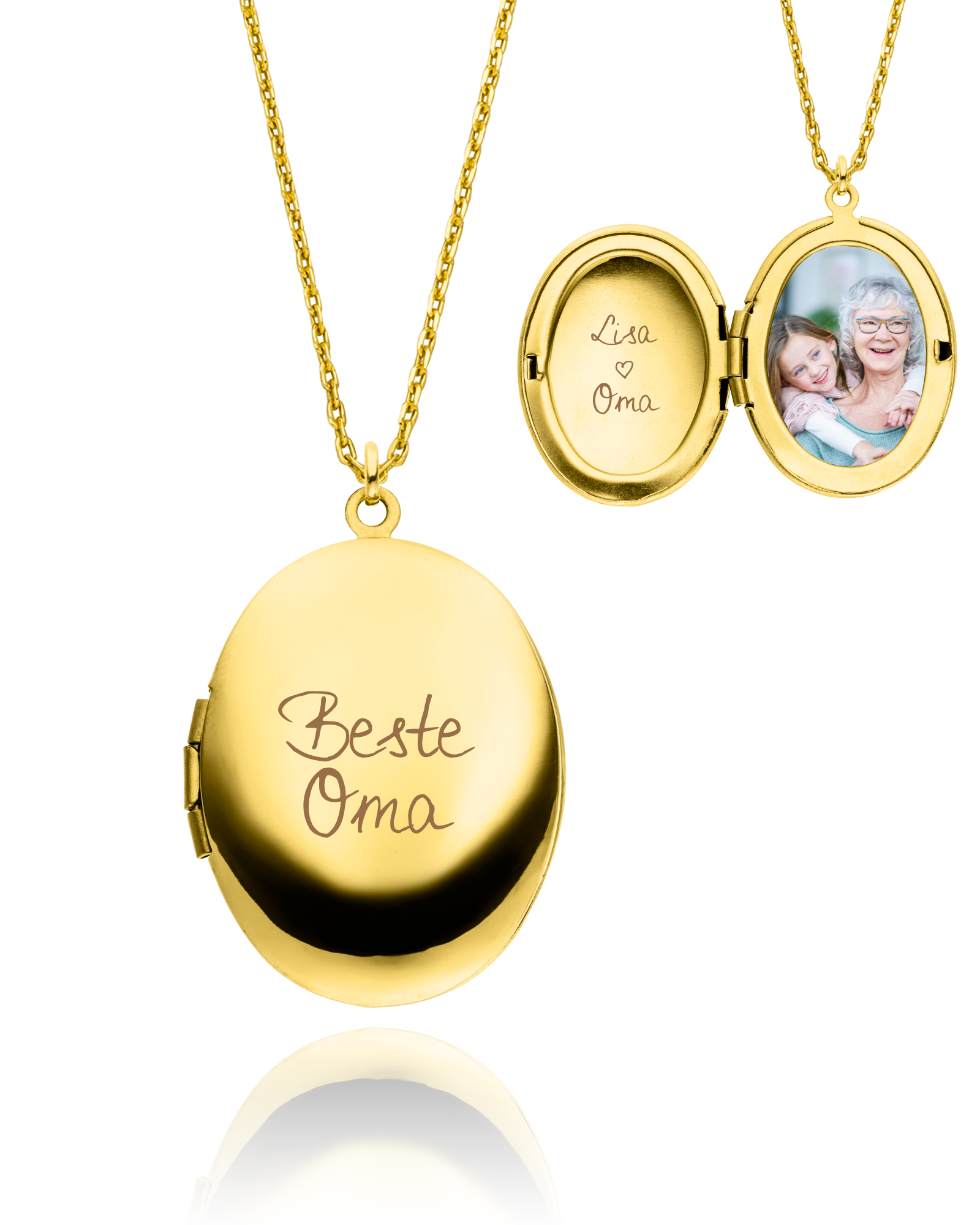 Fotomedaillon „Grace“ mit Gravur