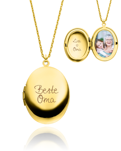 Fotomedaillon „Grace“ mit Gravur