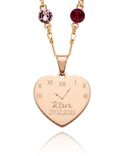 Herzkette "Heart of Time"
