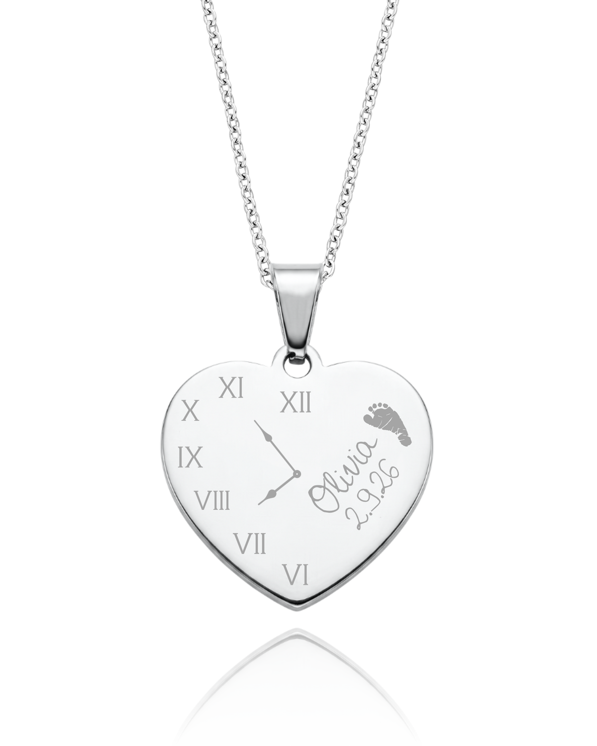 Herzkette "Heart of Time"