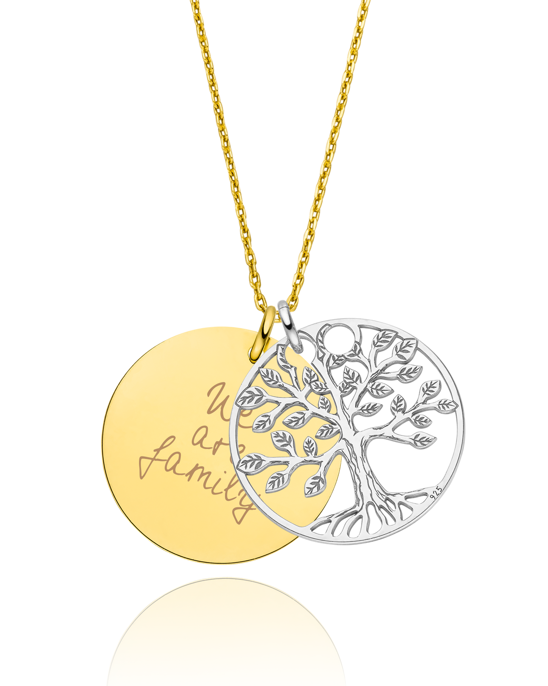 Halskette "Tree of Life" mit Gravur