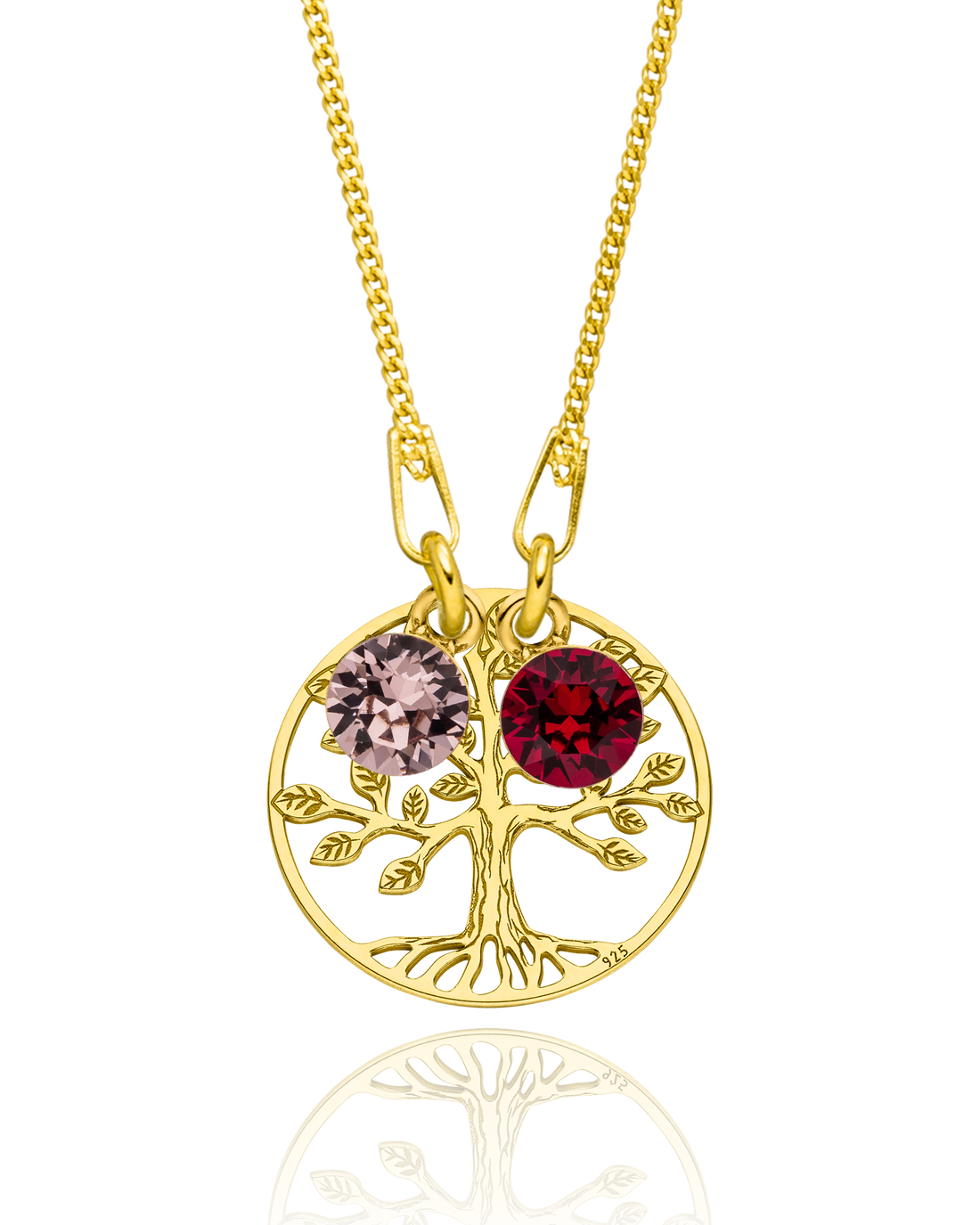 Halskette "Tree of Life" mit Geburtsstein