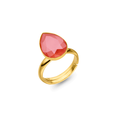 Ring mit einem Stein "Four Seasons"