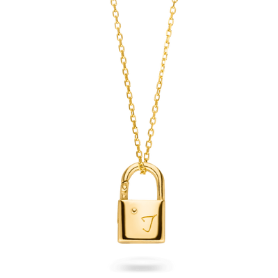 Halskette The Secret Collection "Lock" mit Gravur