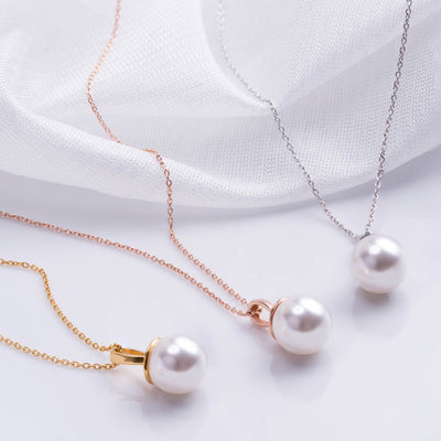 Halskette "Shiny Pearl" aus 925 Sterling Silber